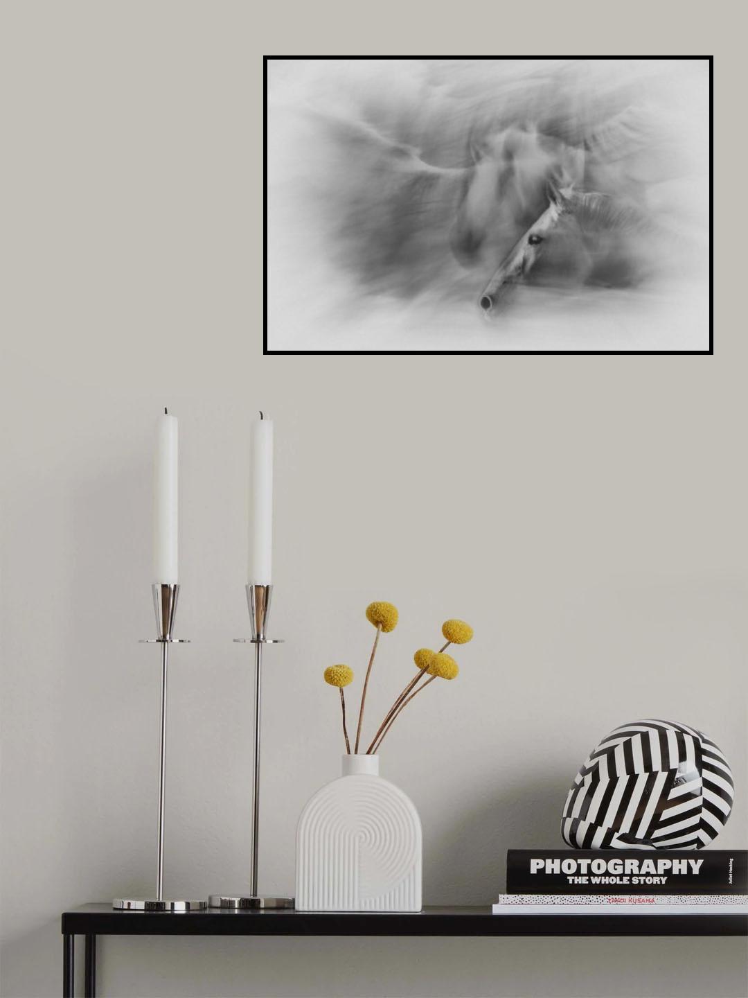 On a white sheet of paper Poster och Canvastavla