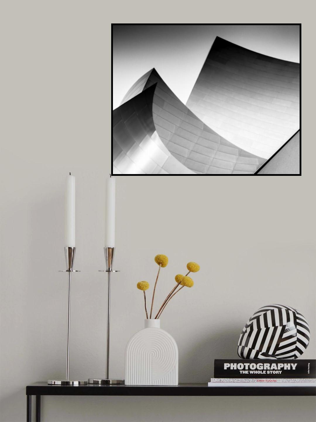 Walt Disney Concert Hall - study XII Poster och Canvastavla