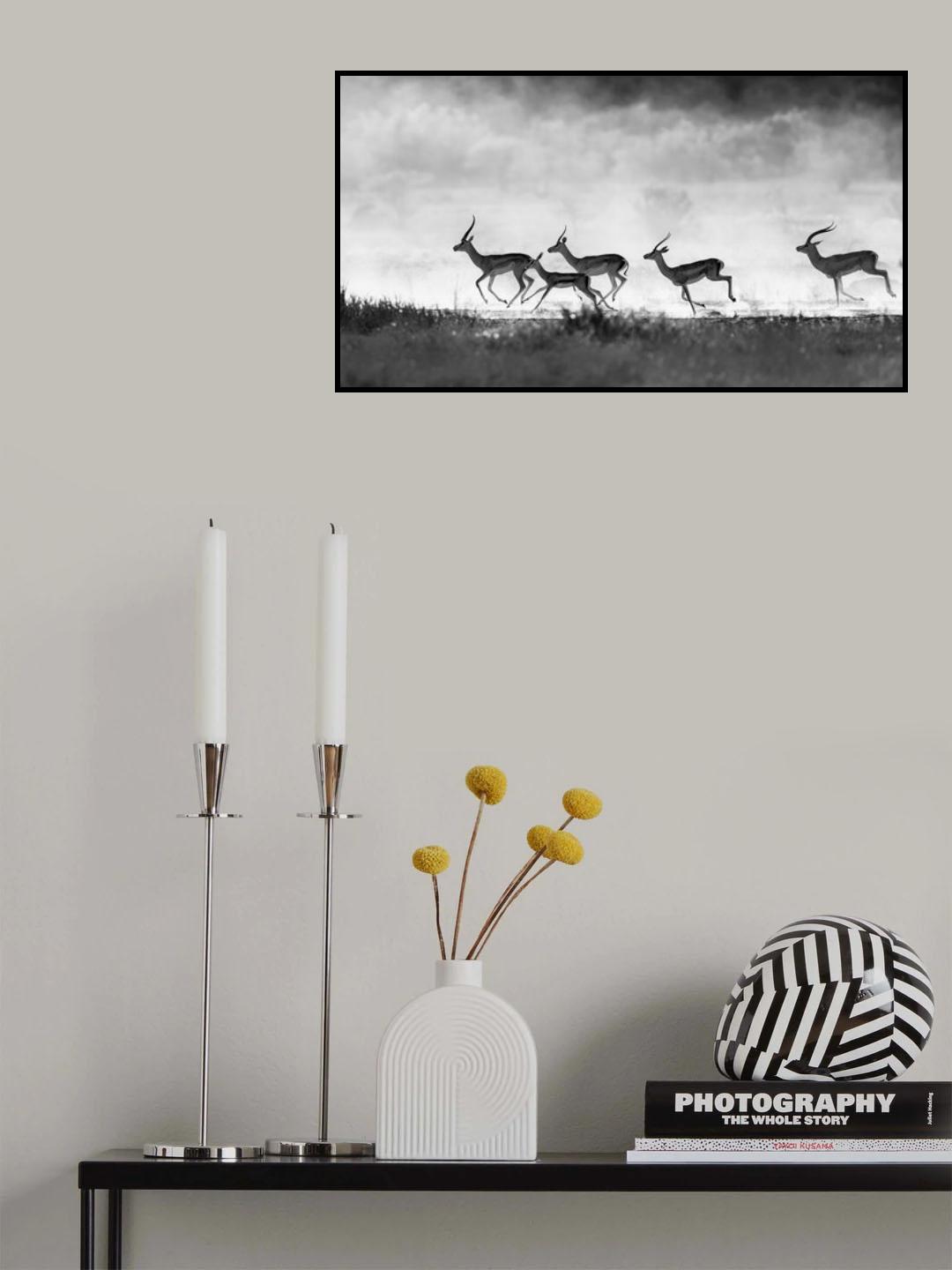 Running Poster och Canvastavla