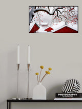 Snow in Temple Poster och Canvastavla