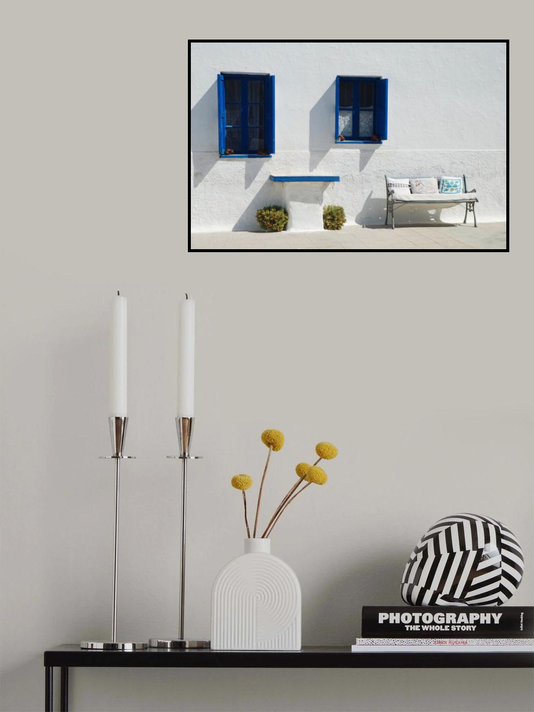 Santorini Poster och Canvastavla