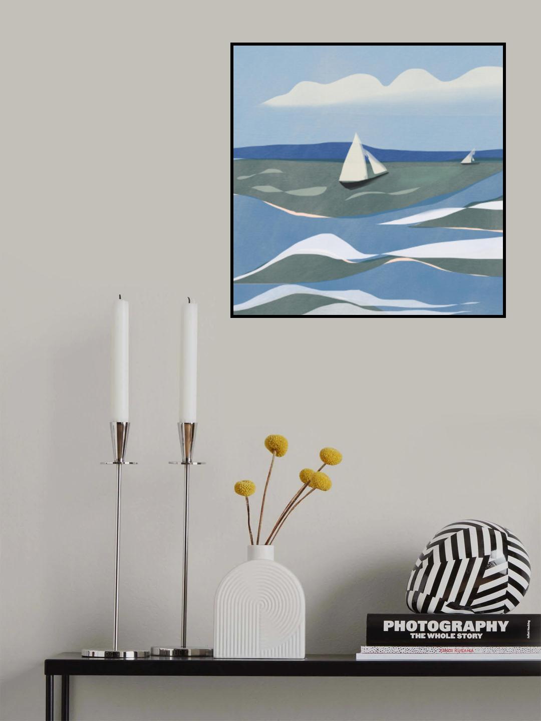 Rough Sea Poster och Canvastavla