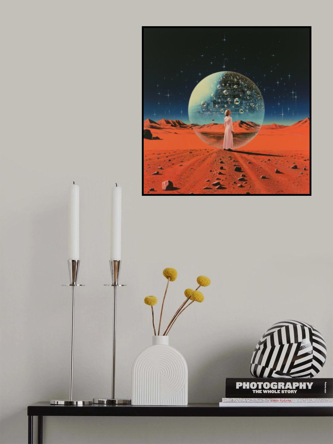 The Power of the Orb Collage Art Poster och Canvastavla