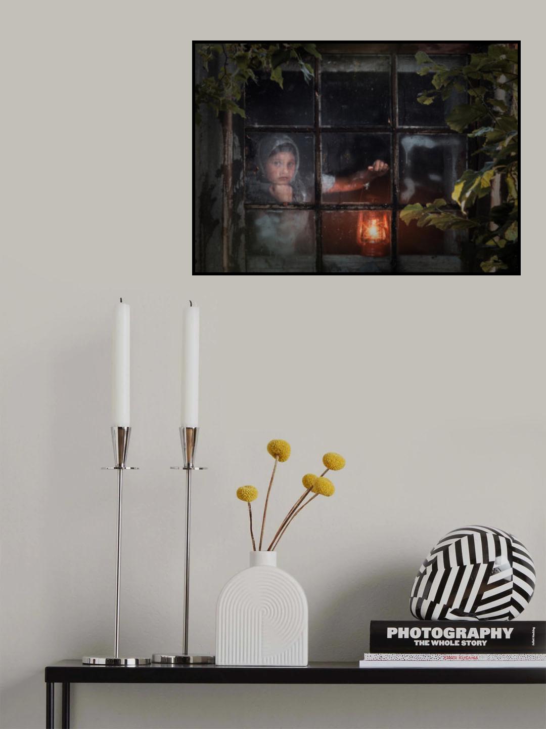 At the window Poster och Canvastavla