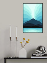 Blue Mountain Vibes #1 Poster och Canvastavla