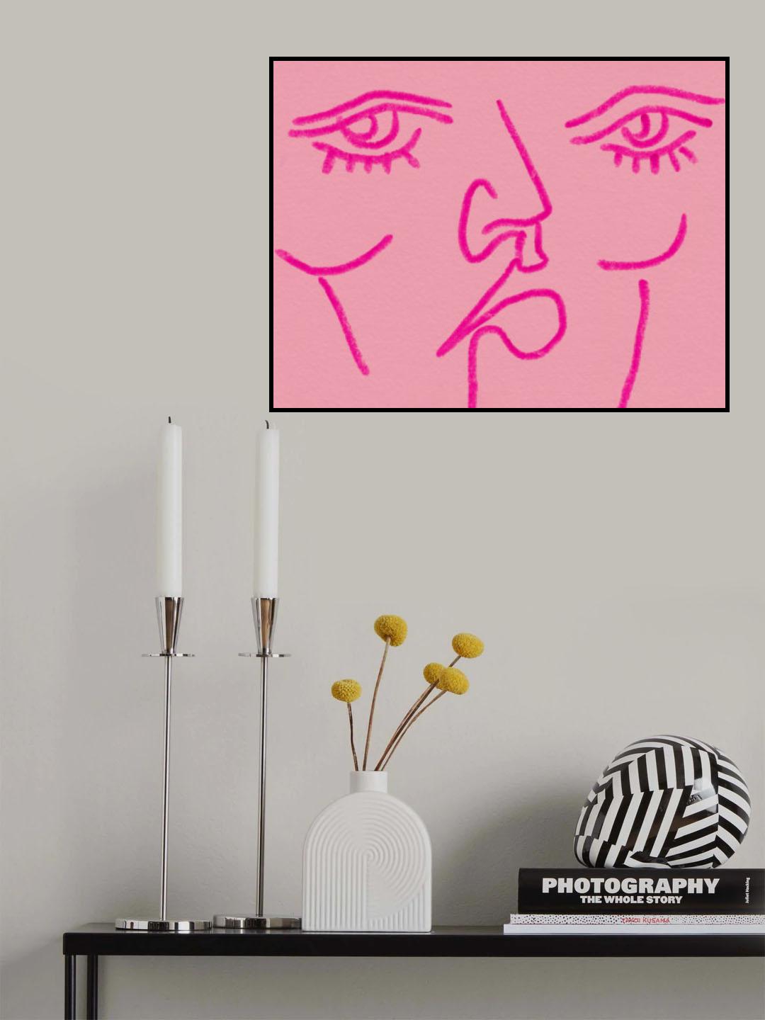Sea Pink.png Poster och Canvastavla