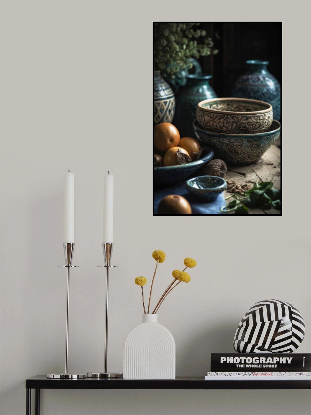 Moroccan Still Life No 5 Poster och Canvastavla