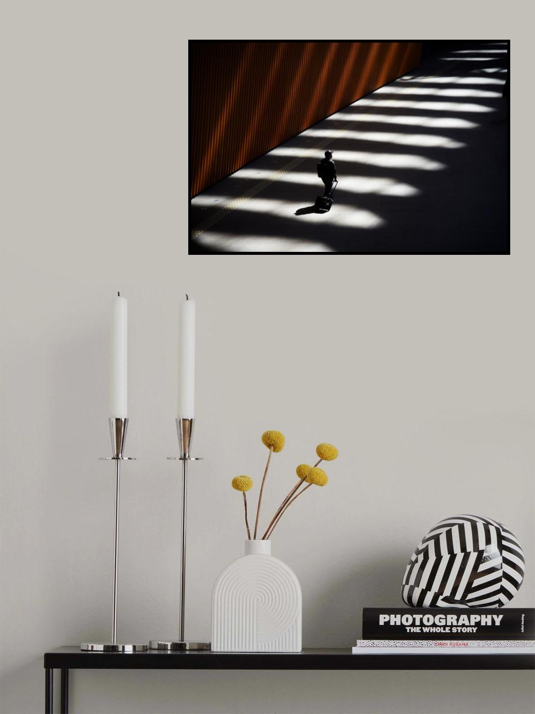 step the Light Poster och Canvastavla