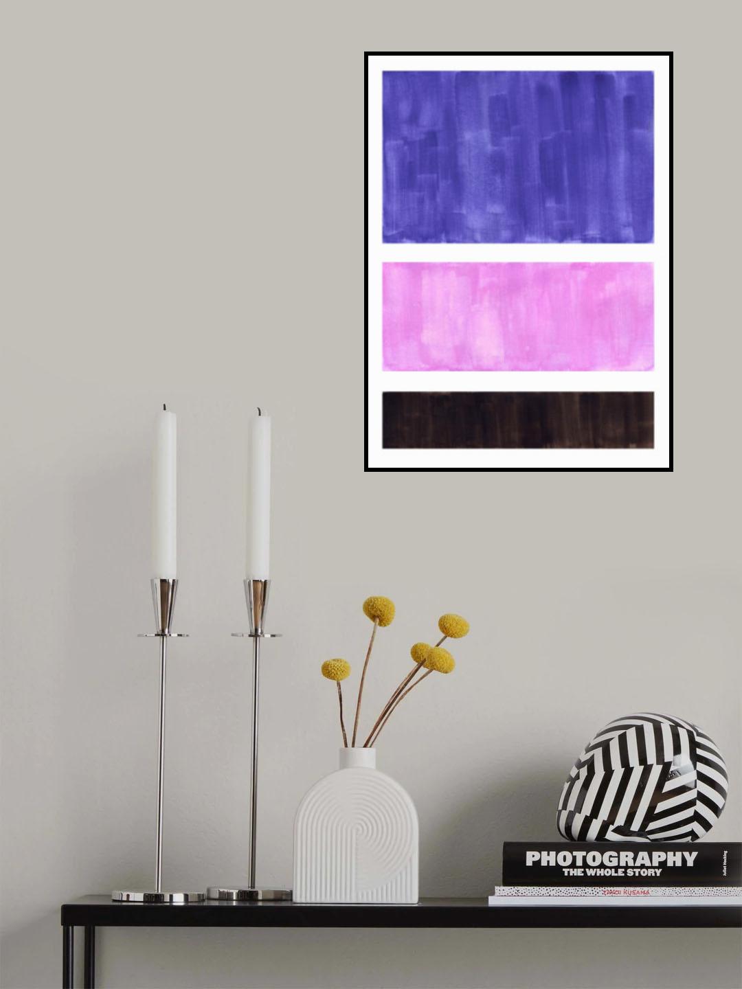 Colourfield 47 Poster och Canvastavla