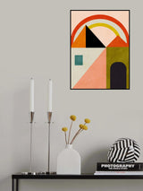 Playing Around Shapes Poster och Canvastavla