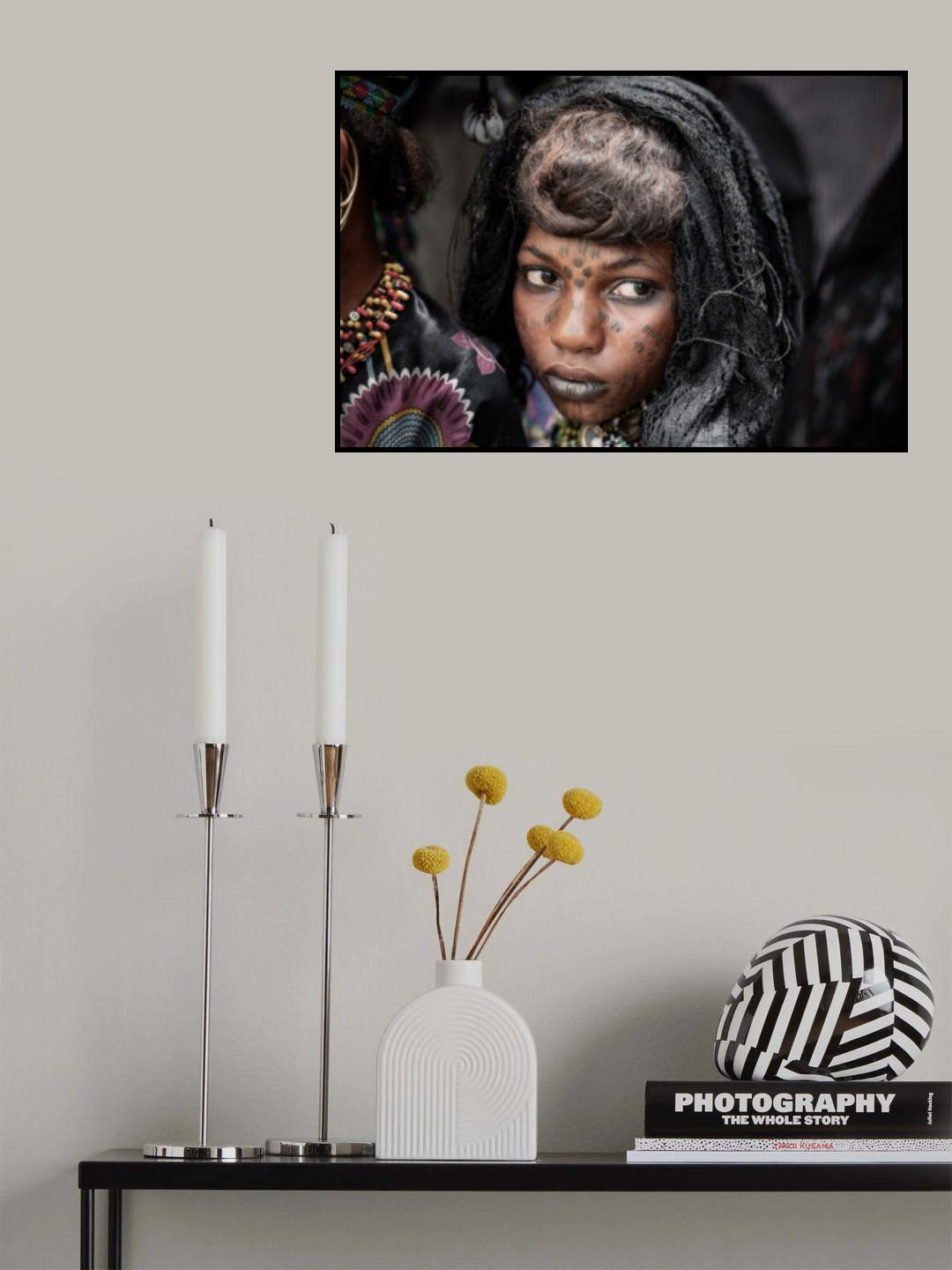 Djapto girl Poster och Canvastavla