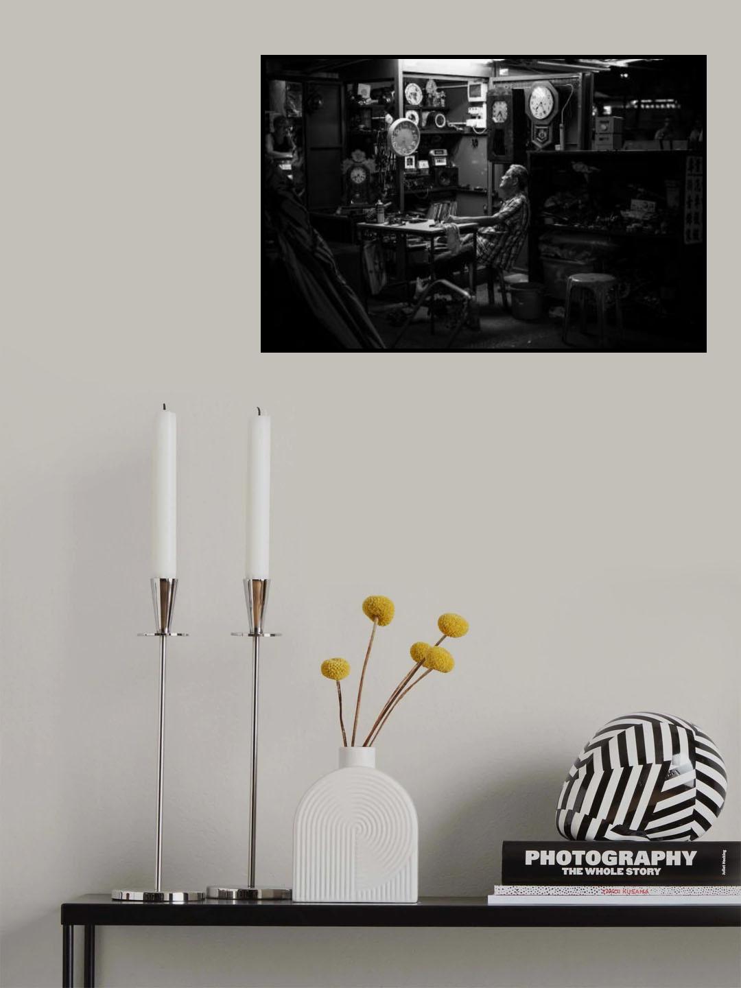 Time Poster och Canvastavla