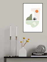 Tropical Villa Color and Shapes 30 Poster och Canvastavla