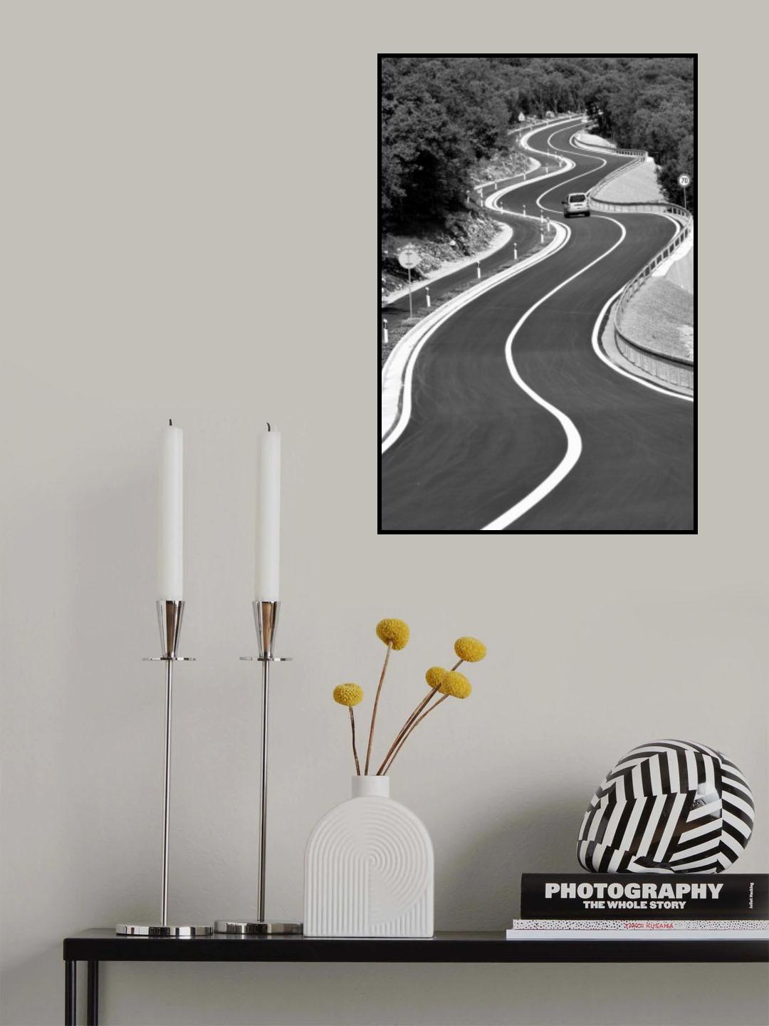 Everyday is a winding road Poster och Canvastavla