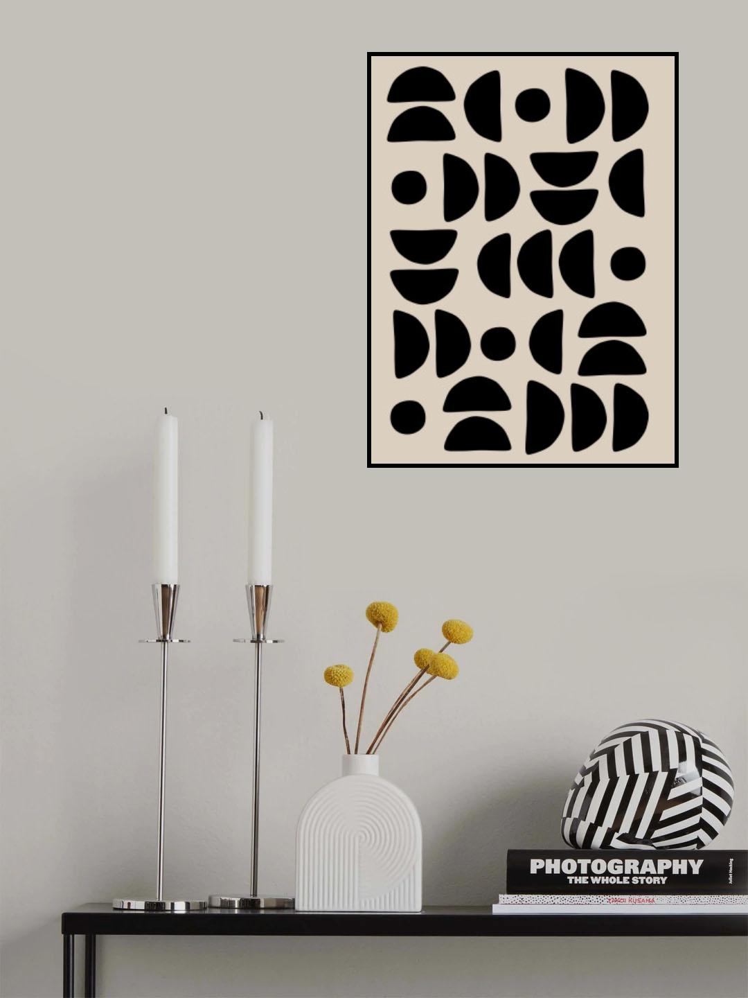 Geometric Pattern Artwork Poster och Canvastavla