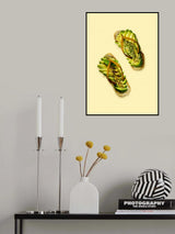 Avocado Slippers Poster och Canvastavla