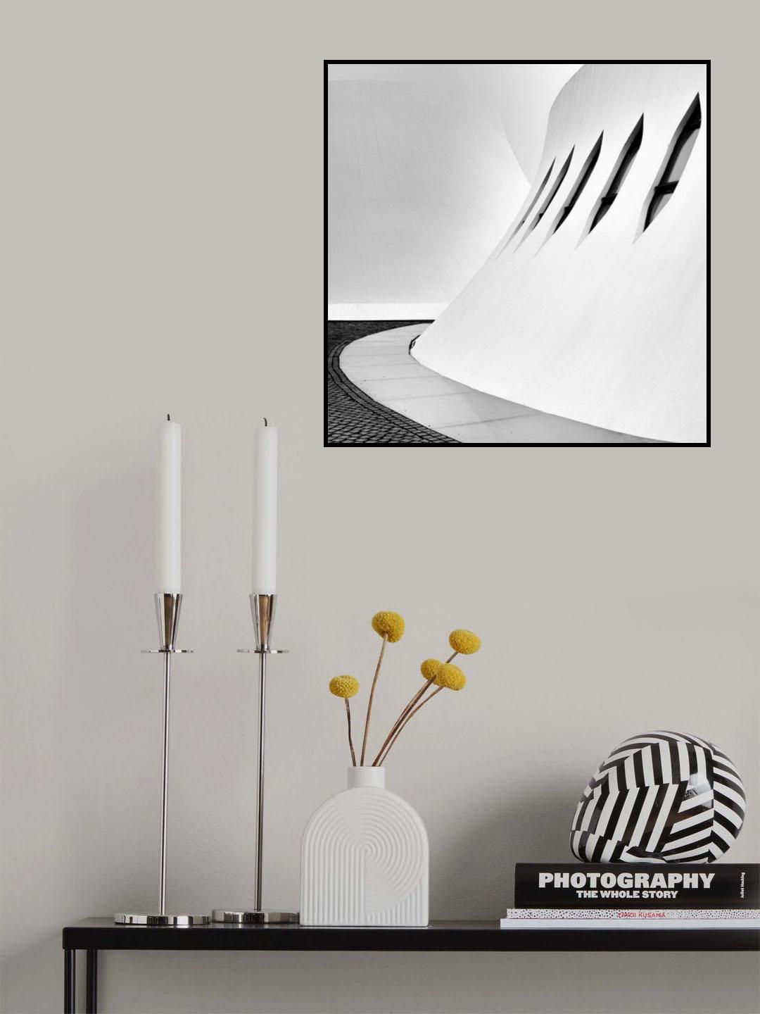 Curves and Windows Poster och Canvastavla