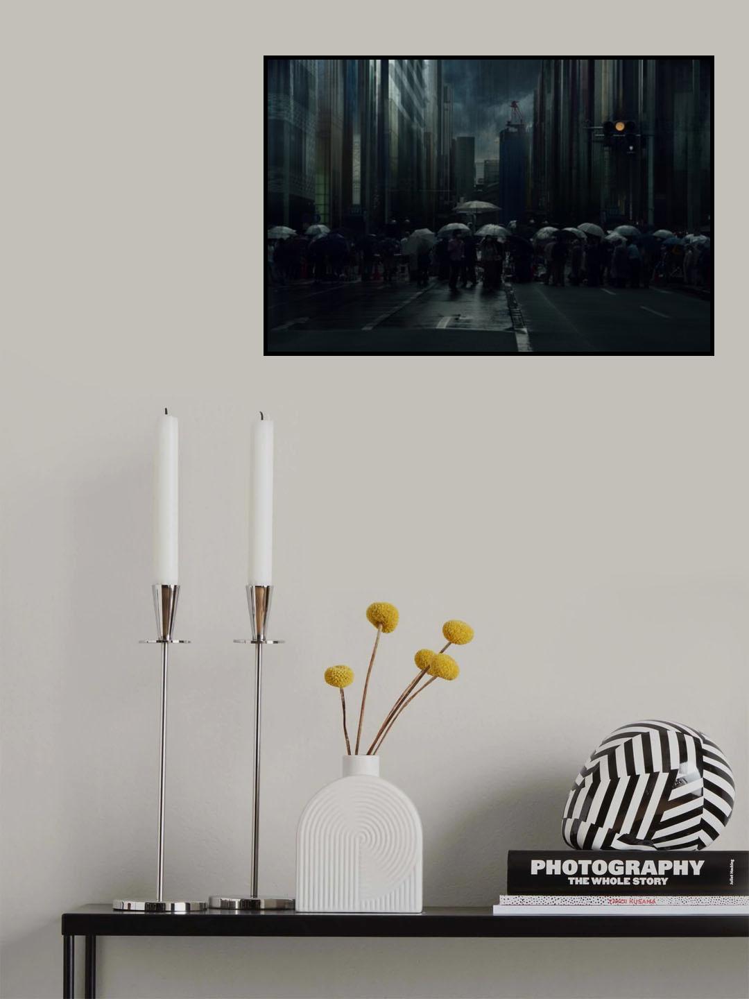 Dark rain Poster och Canvastavla