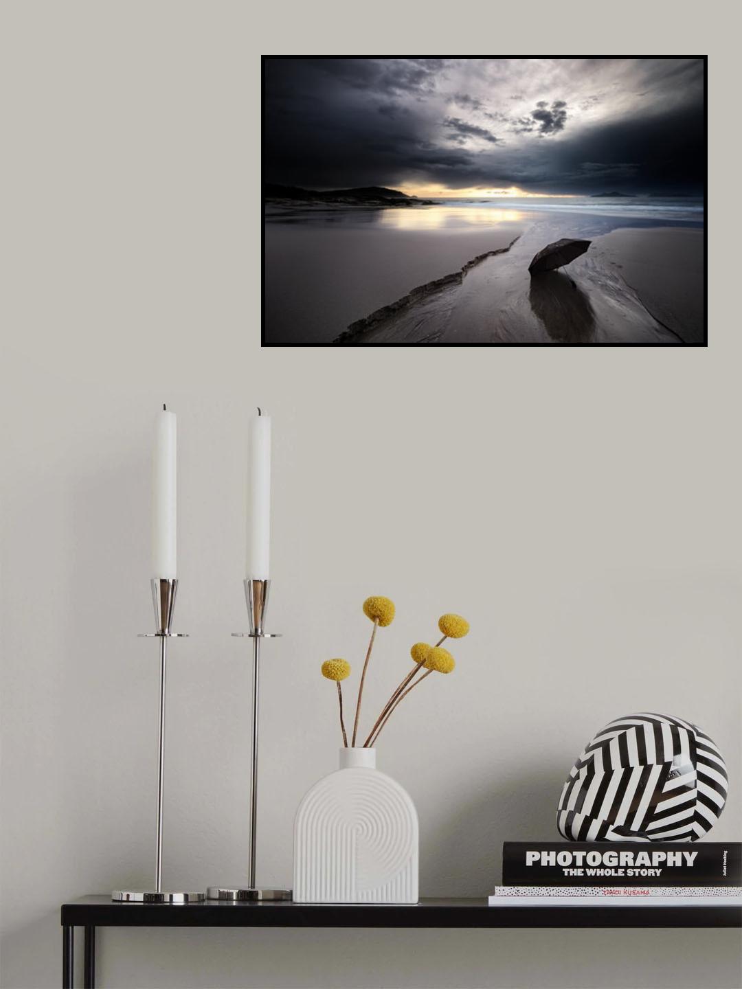 Rainy sunset Poster och Canvastavla