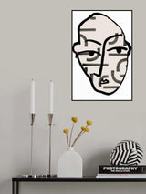 Pattern Head 1 Poster och Canvastavla