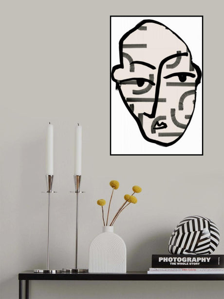 Pattern Head 1 Poster och Canvastavla