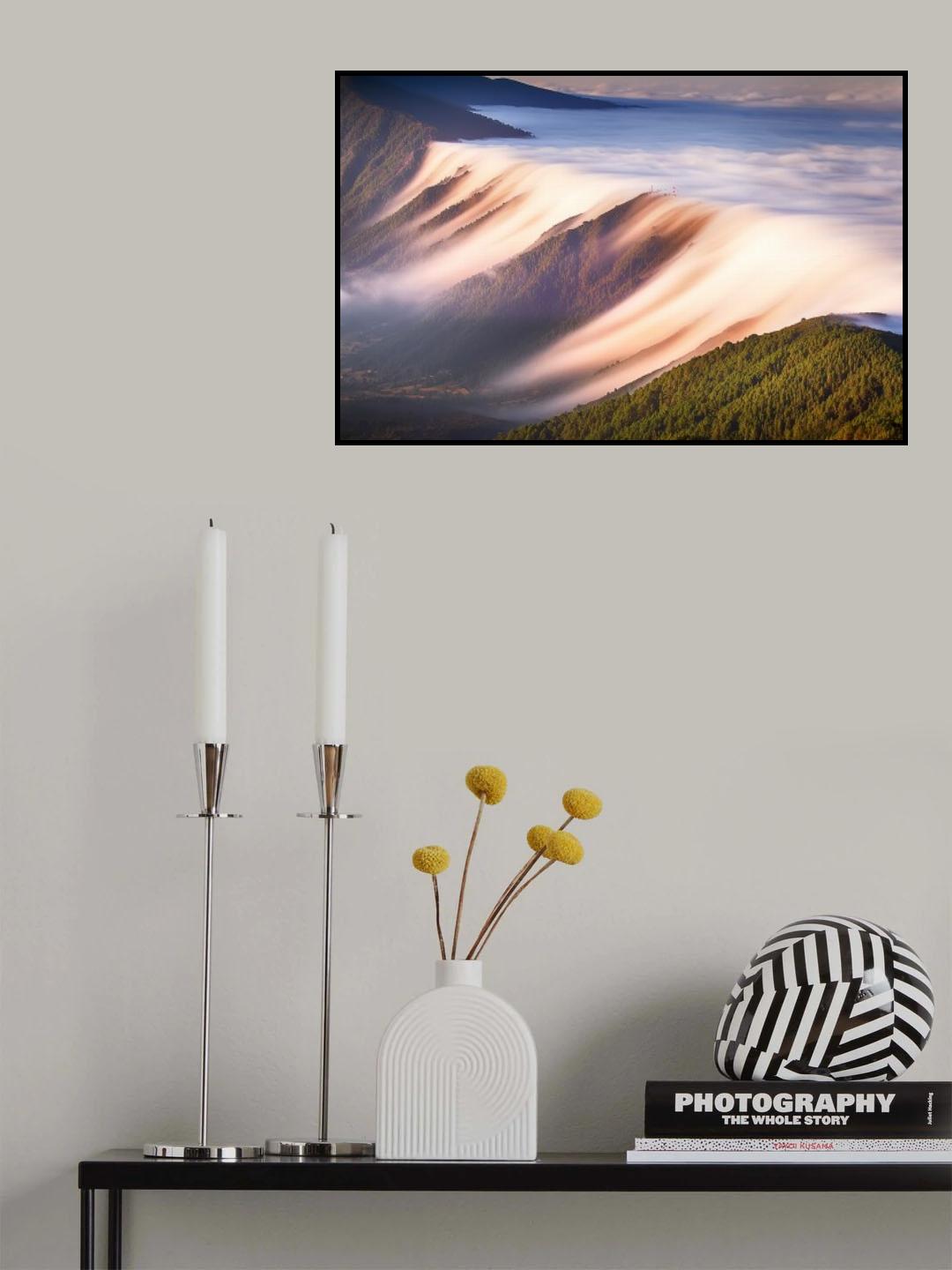 Waterfall of clouds Poster och Canvastavla