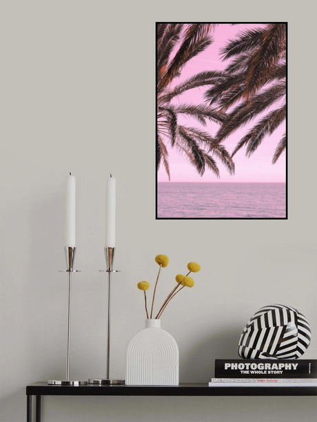 Palm Pink_001 Poster och Canvastavla