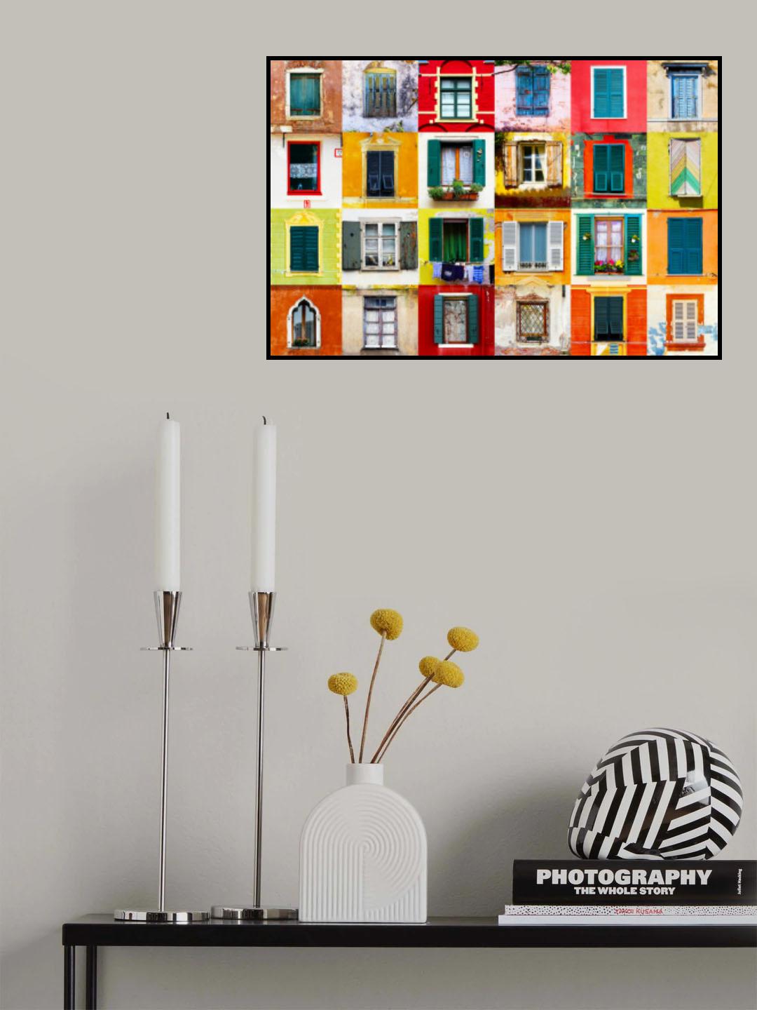 Twenty Four Windows Poster och Canvastavla