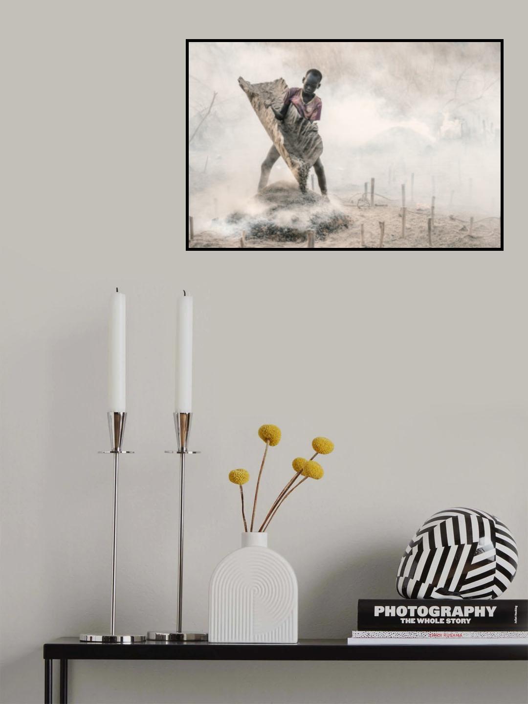 Fueling the fire Poster och Canvastavla
