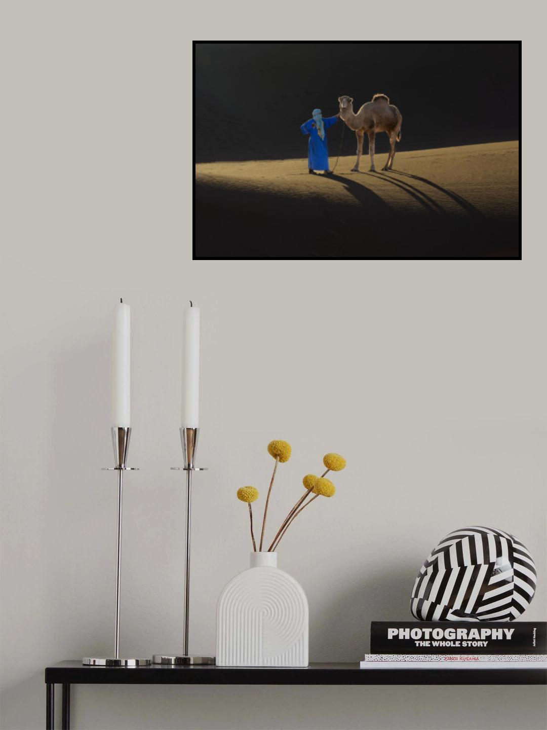 one afternoon in the dessert Poster och Canvastavla