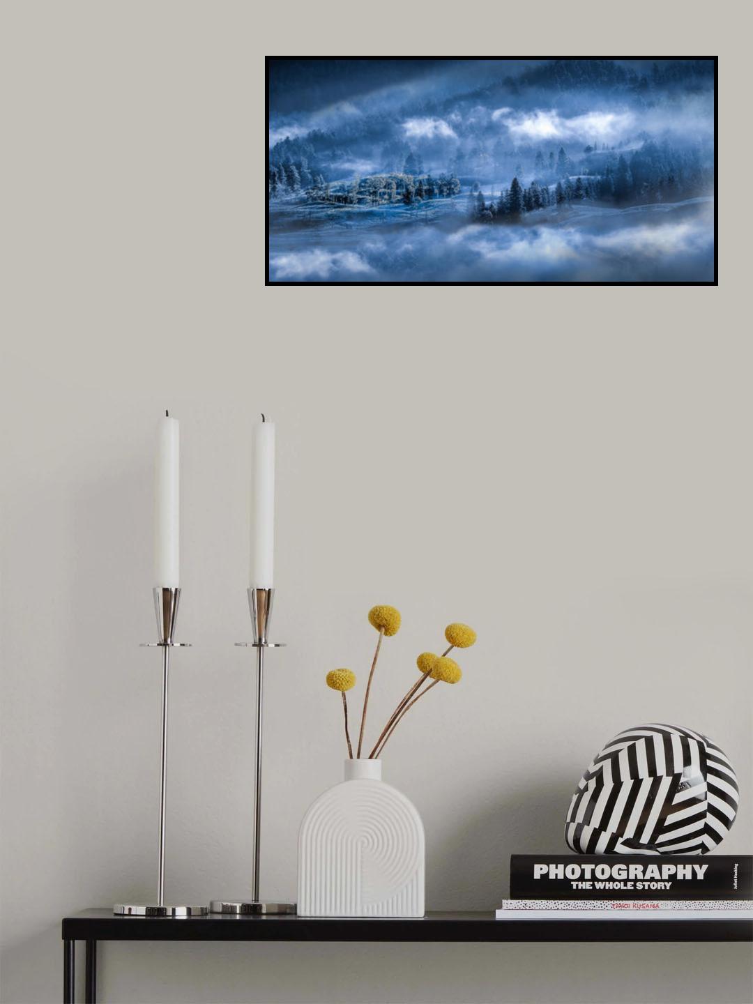 Foggy Dawn Poster och Canvastavla