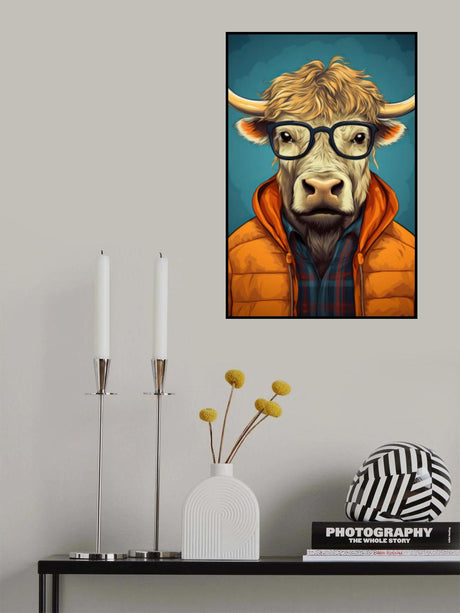 Bull 1 Poster och Canvastavla