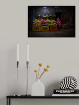 Night at the market Poster och Canvastavla