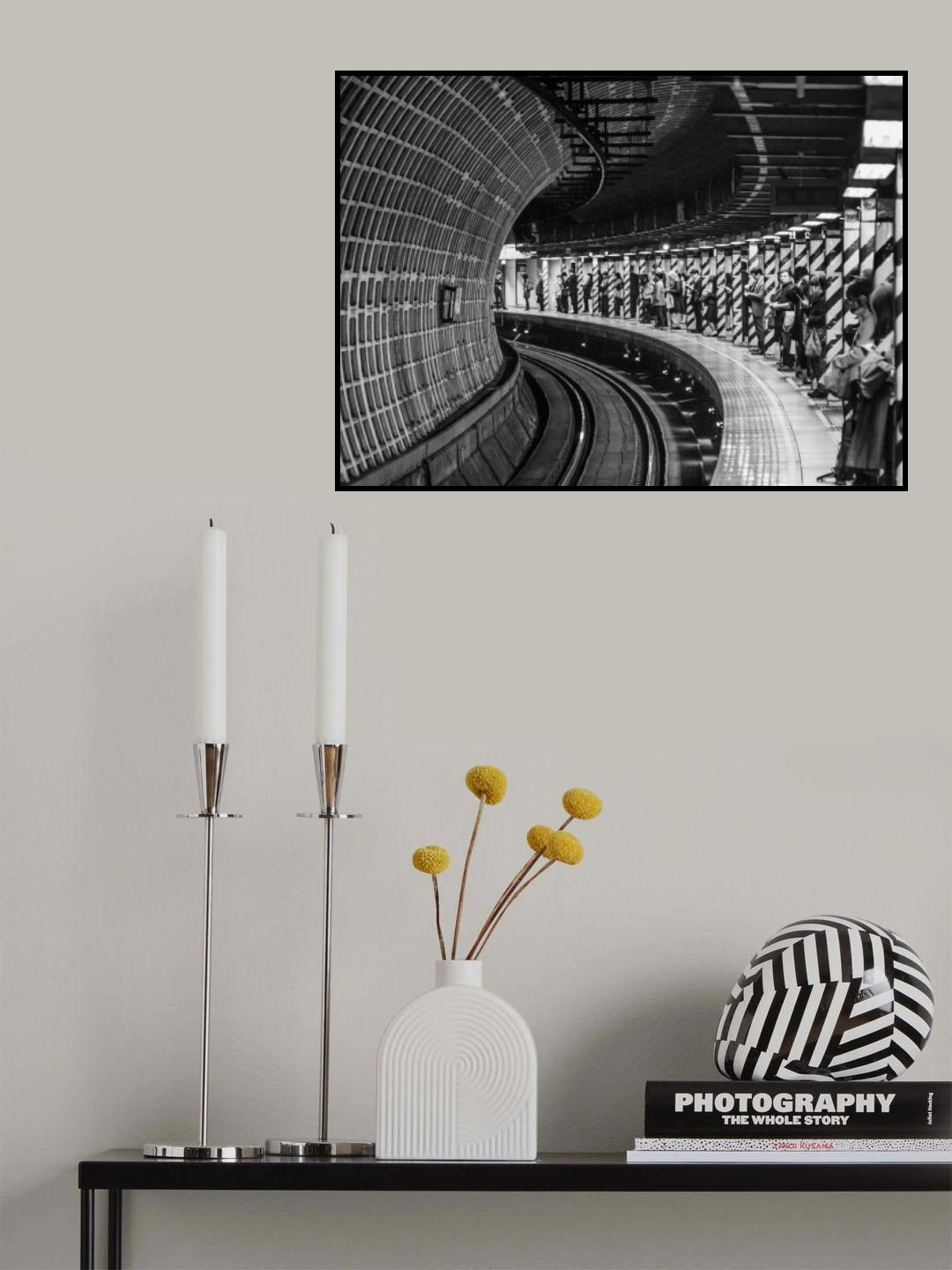 Tokyo Metro Poster och Canvastavla