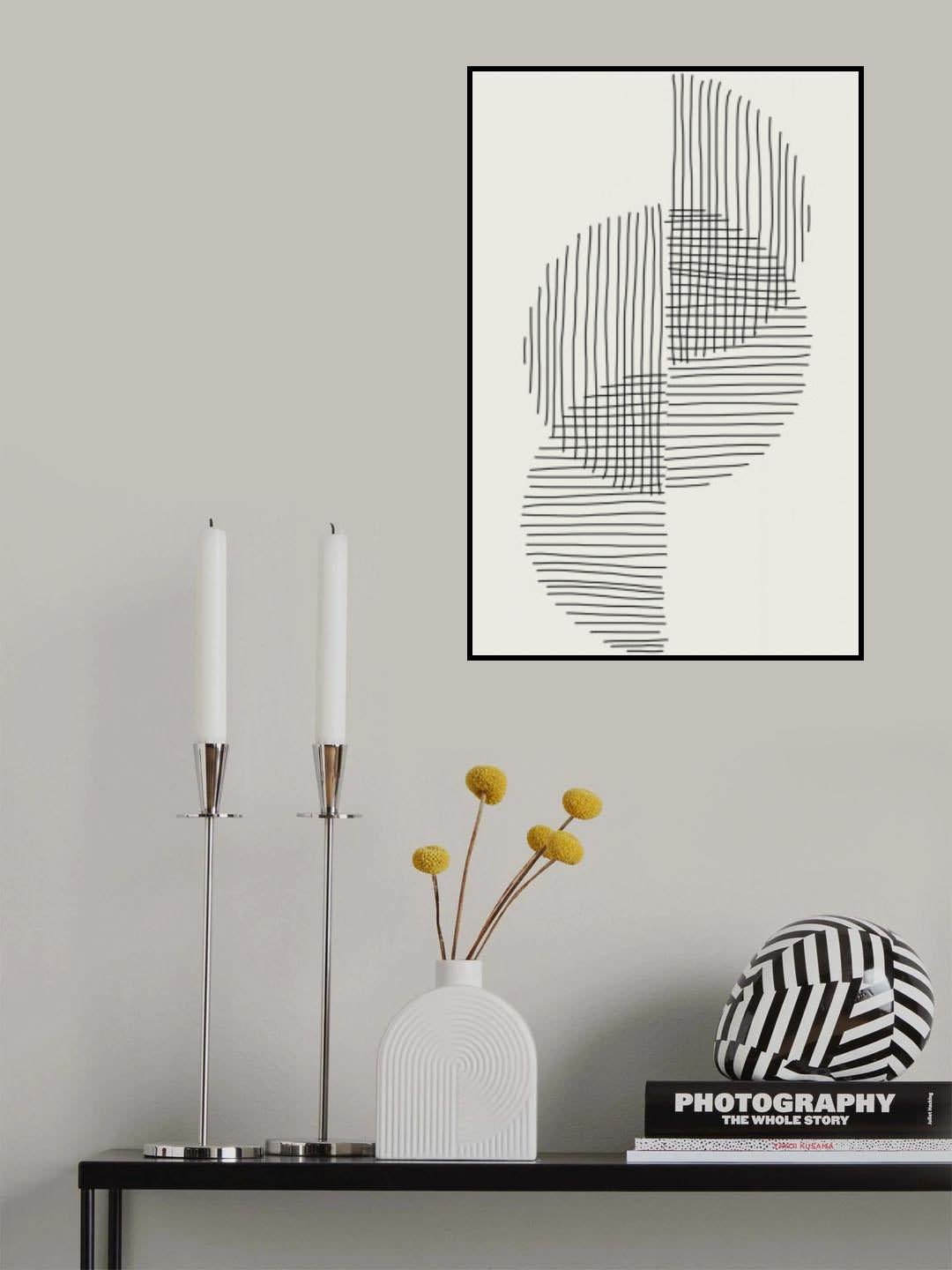 Minimal Circle Series #1 Poster och Canvastavla