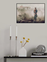 ‘....where the beginning and the end is written on your face...’ Poster och Canvastavla