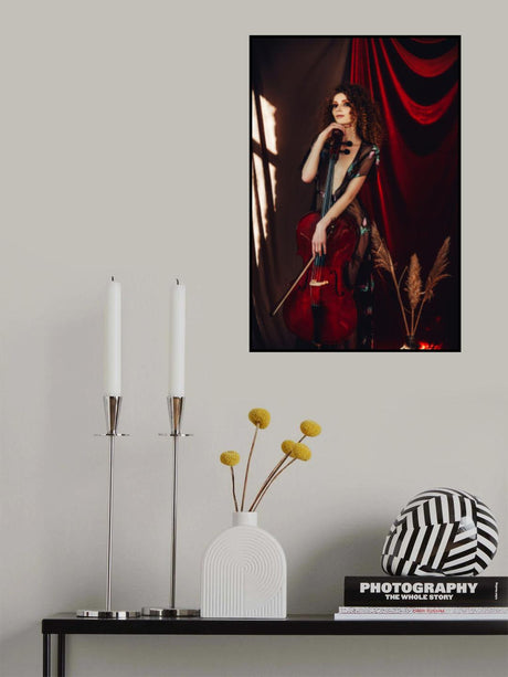 The Red Cello Poster och Canvastavla