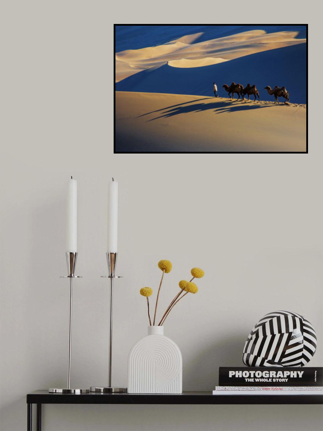 Shazhou Desert Poster och Canvastavla