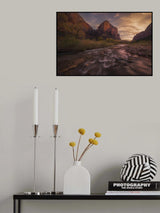 Zion Sunset Poster och Canvastavla
