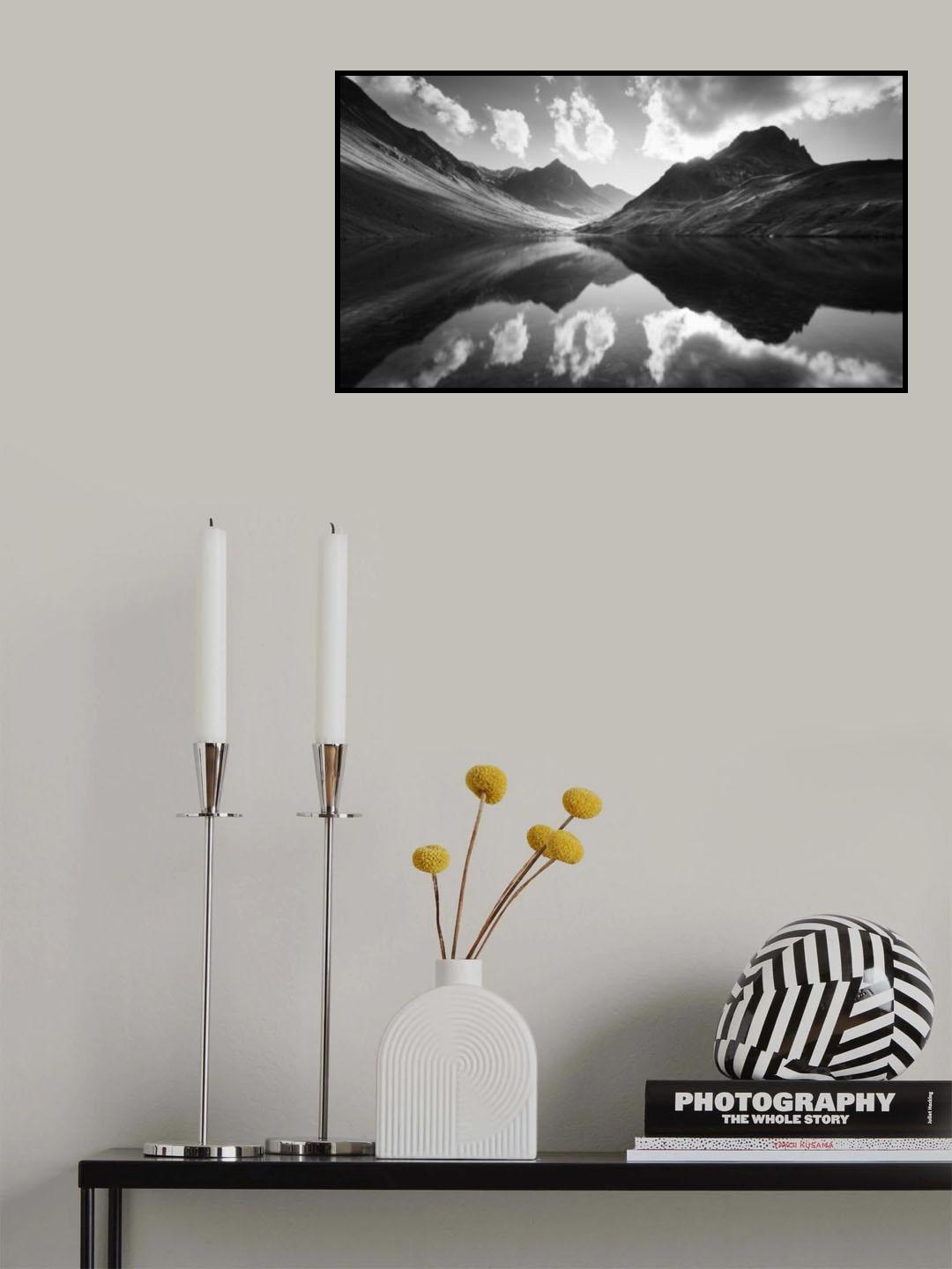 Mountain reflection Poster och Canvastavla