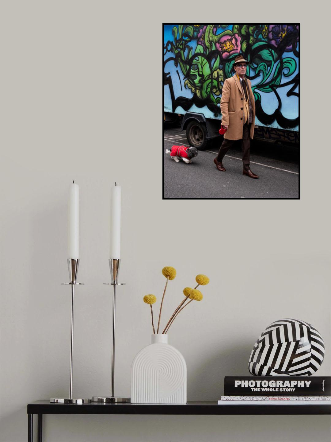 The man with the dog Poster och Canvastavla