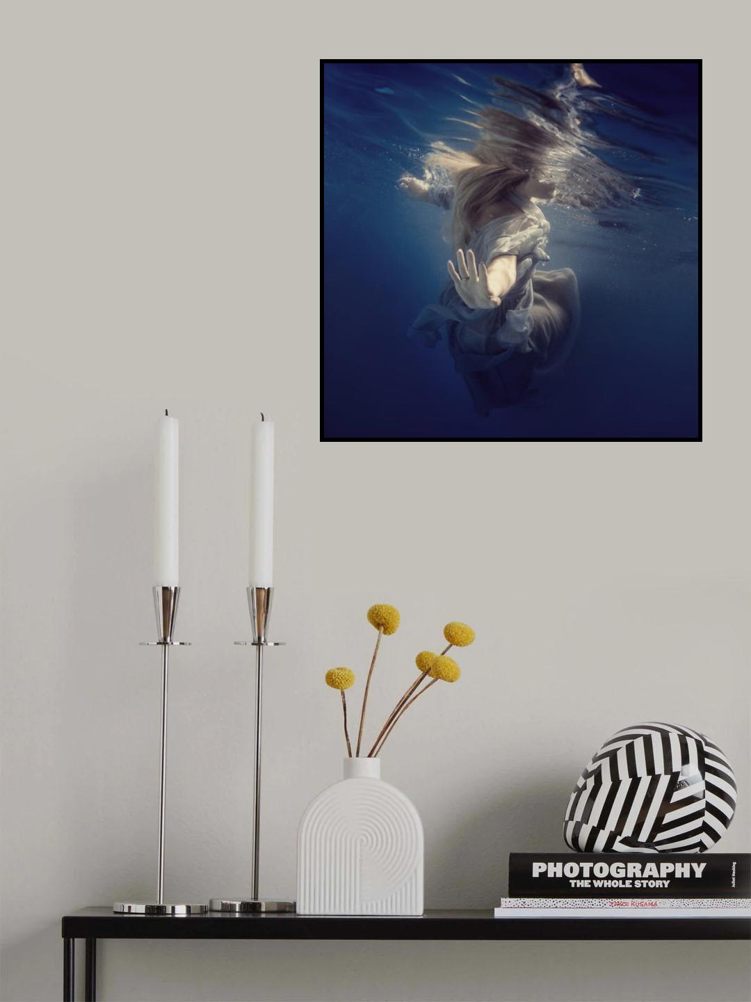 Dive into the blue Poster och Canvastavla
