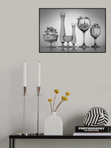 Lotus flower in glasses Poster och Canvastavla