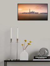 Venice pink sunrise Poster och Canvastavla