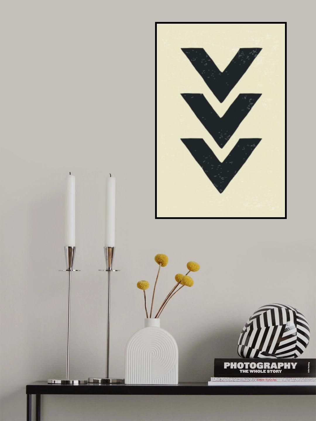 Abstract Triangles #2 Poster och Canvastavla