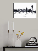Geneva Switzerland Skyline Poster och Canvastavla