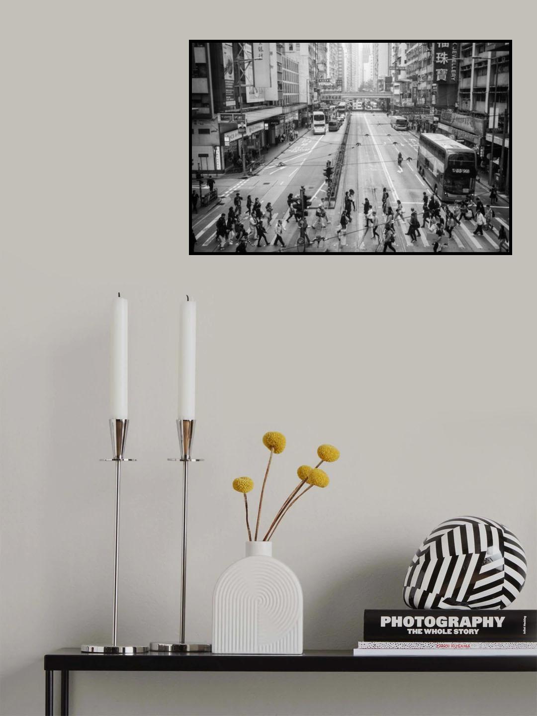 Hong Kong Poster och Canvastavla