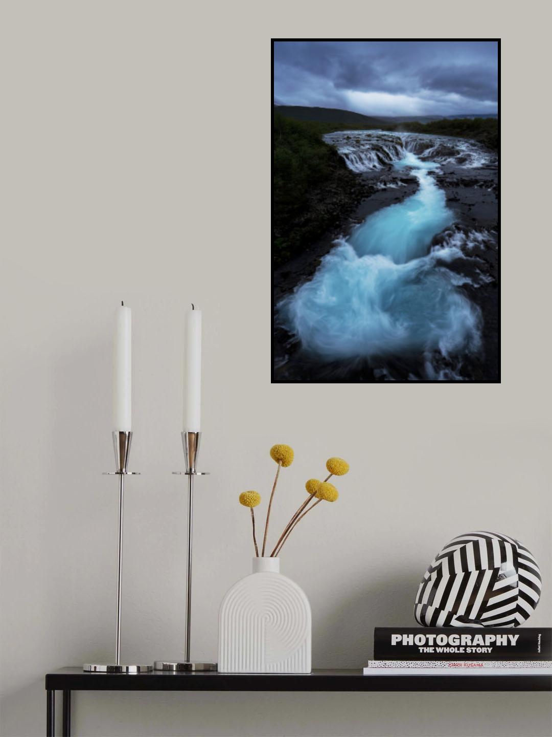 Beautiful Blue Fall! Poster och Canvastavla