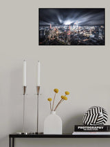 Strong Wind in Shanghai Poster och Canvastavla