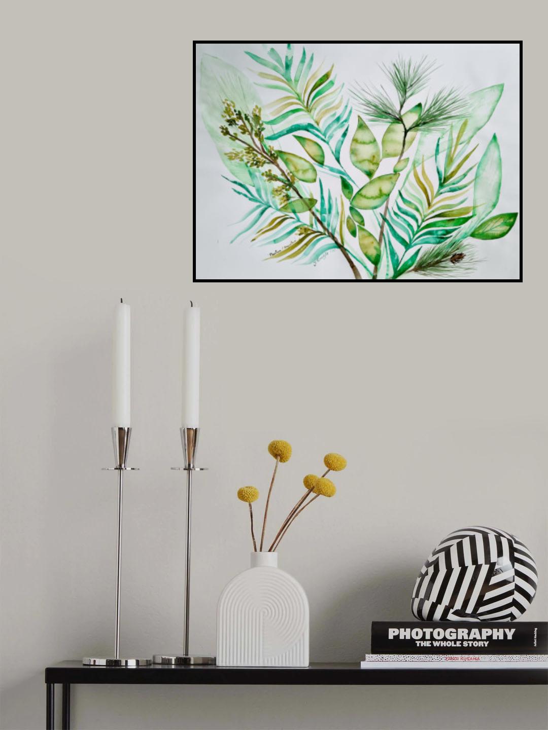 Plantum Argentum Poster och Canvastavla